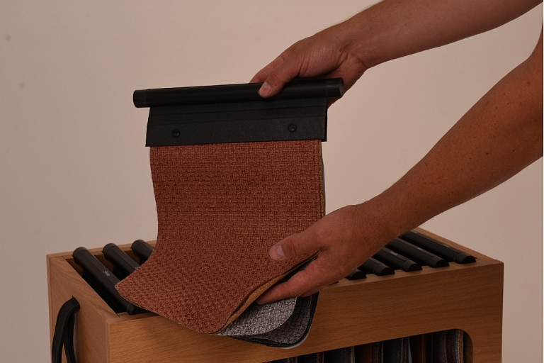 Samples of fabric materials