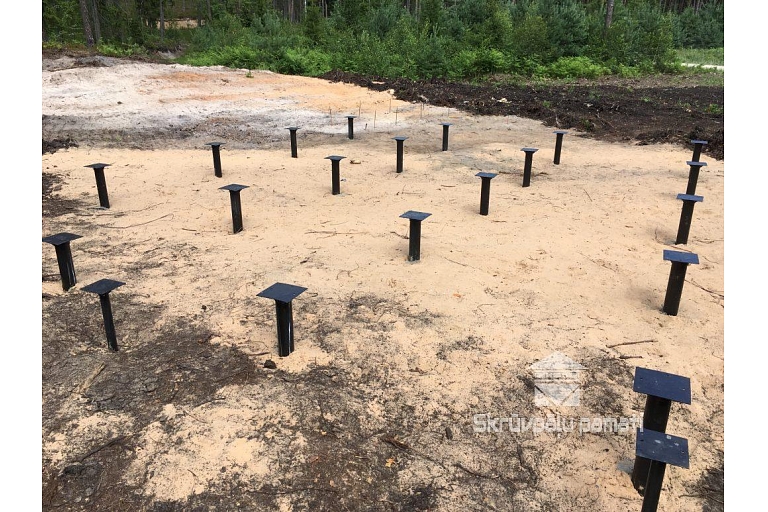 Screw pile foundations