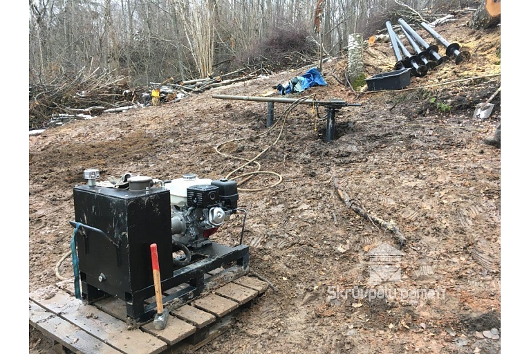 Screw pile foundations