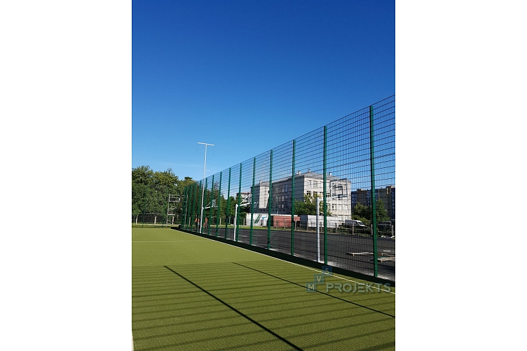 Stadium with 2D panels