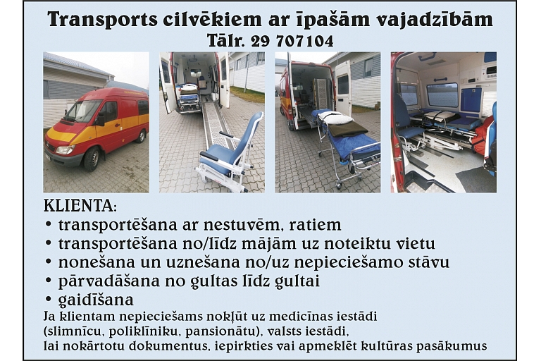 Transport for people with disabilities