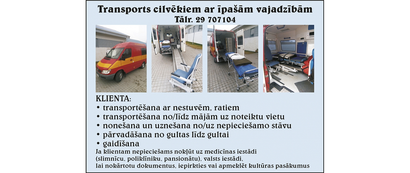 Transports cilvēkiem ar īpašām vajadzībām