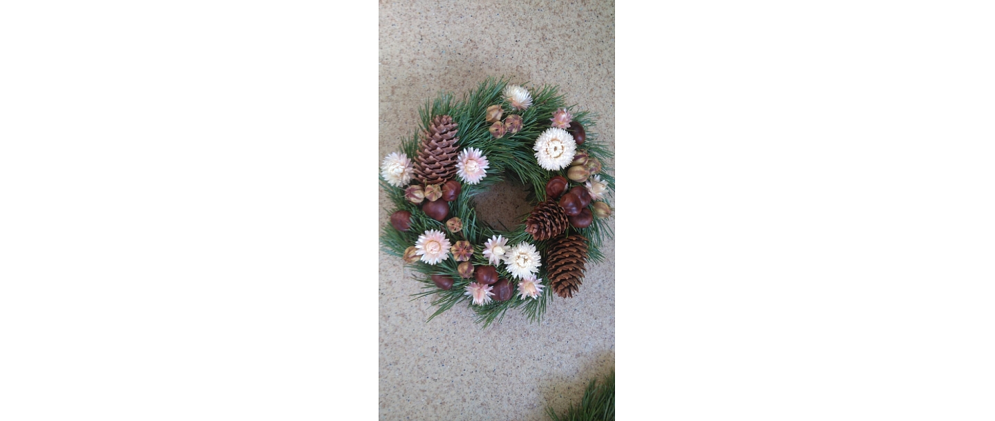 Vainagi, floristika. Ziedu veikals Baldonē Meldra