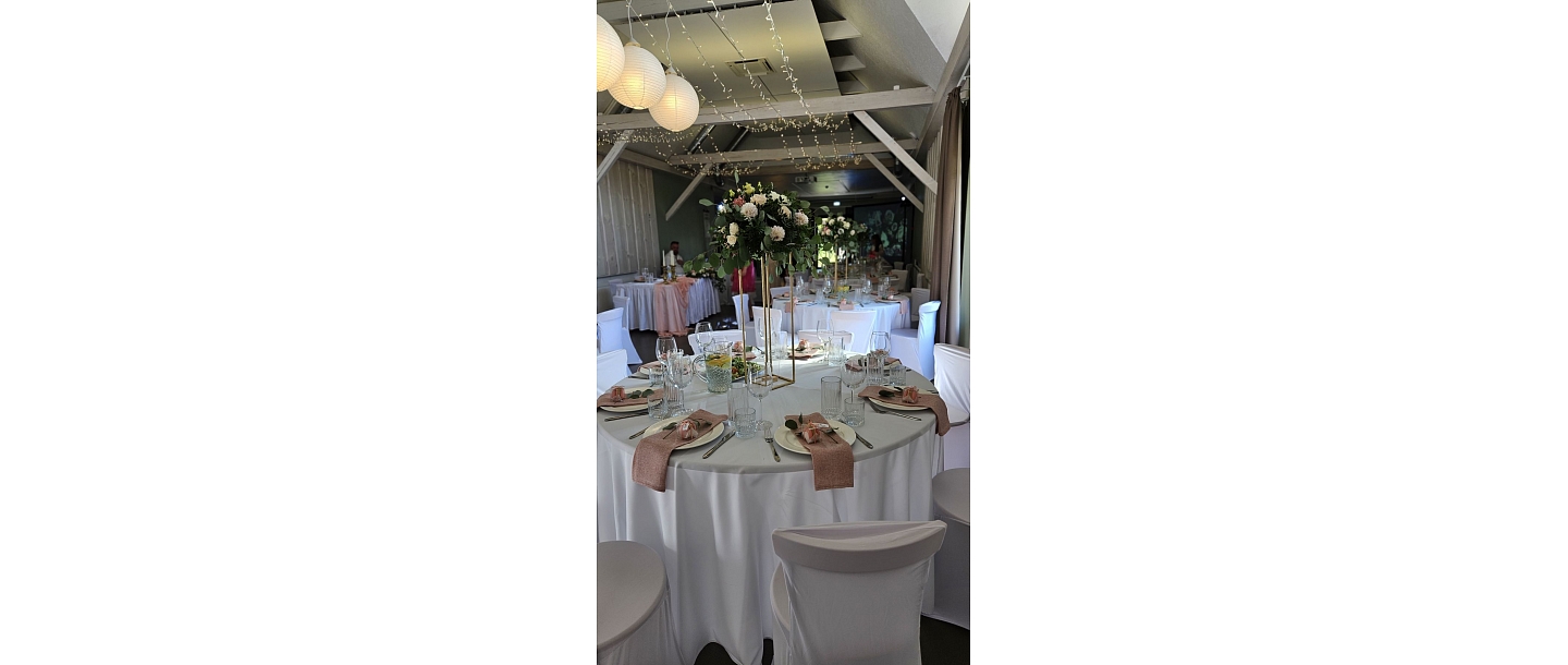 Table setting for the celebration