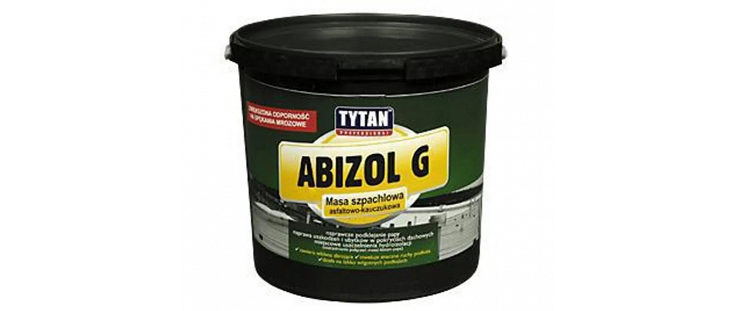 Bituminous rubber mastic ABIZOL G 5 kg