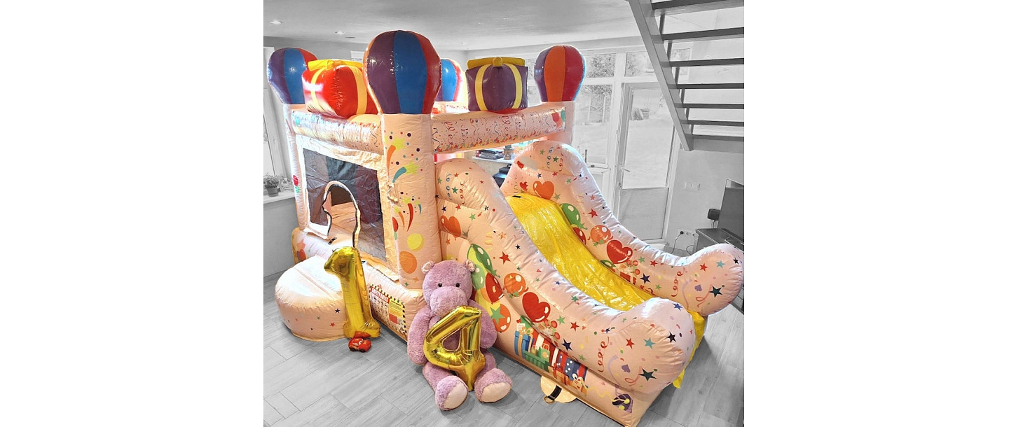 Piepūšamo atrakciju noma