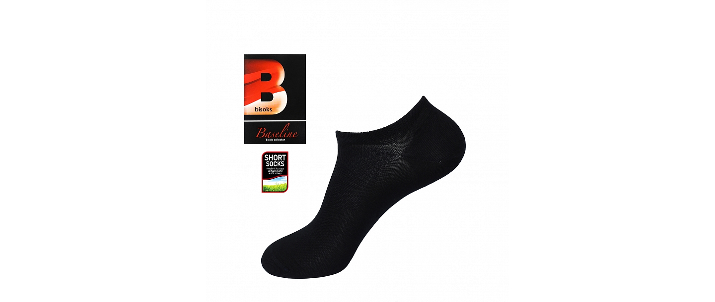 BISOKS BASELINE / BISOKS ARTLINE - Men&amp;#39;s socks from high quality raw materials, different colors and designs. The mercerization of the yarn gives the product durability and an attractive appearance. Durable, qualitative, classic socks from cotton and polyamide.