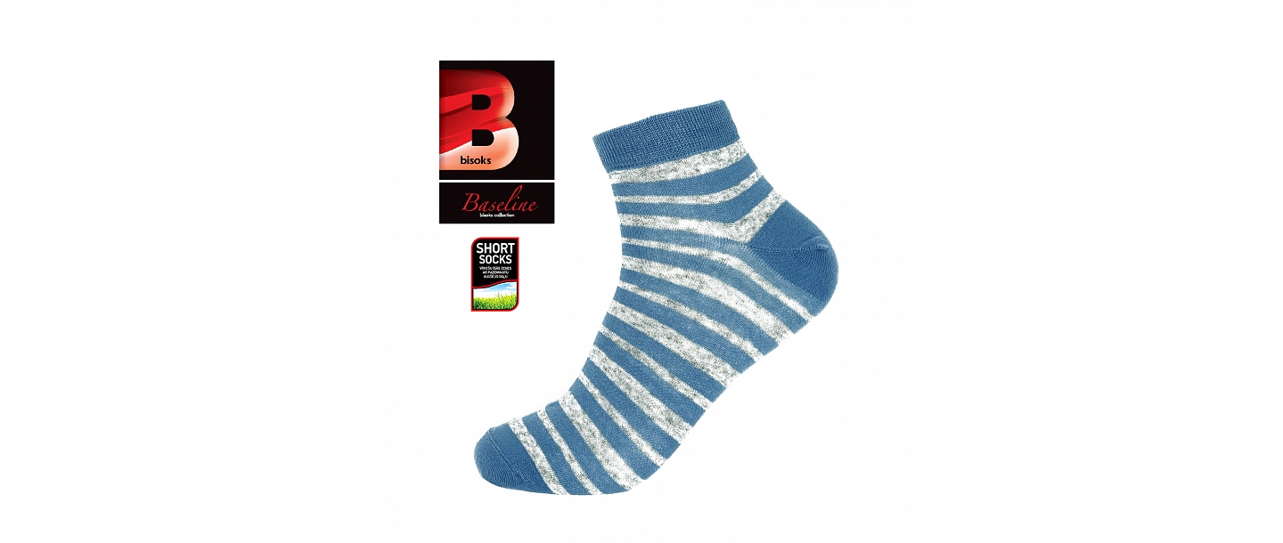 BISOKS BASELINE / BISOKS ARTLINE - Men&amp;#39;s socks from high quality raw materials, different colors and designs. The mercerization of the yarn gives the product durability and an attractive appearance. Durable, qualitative, classic socks from cotton and polyamide.