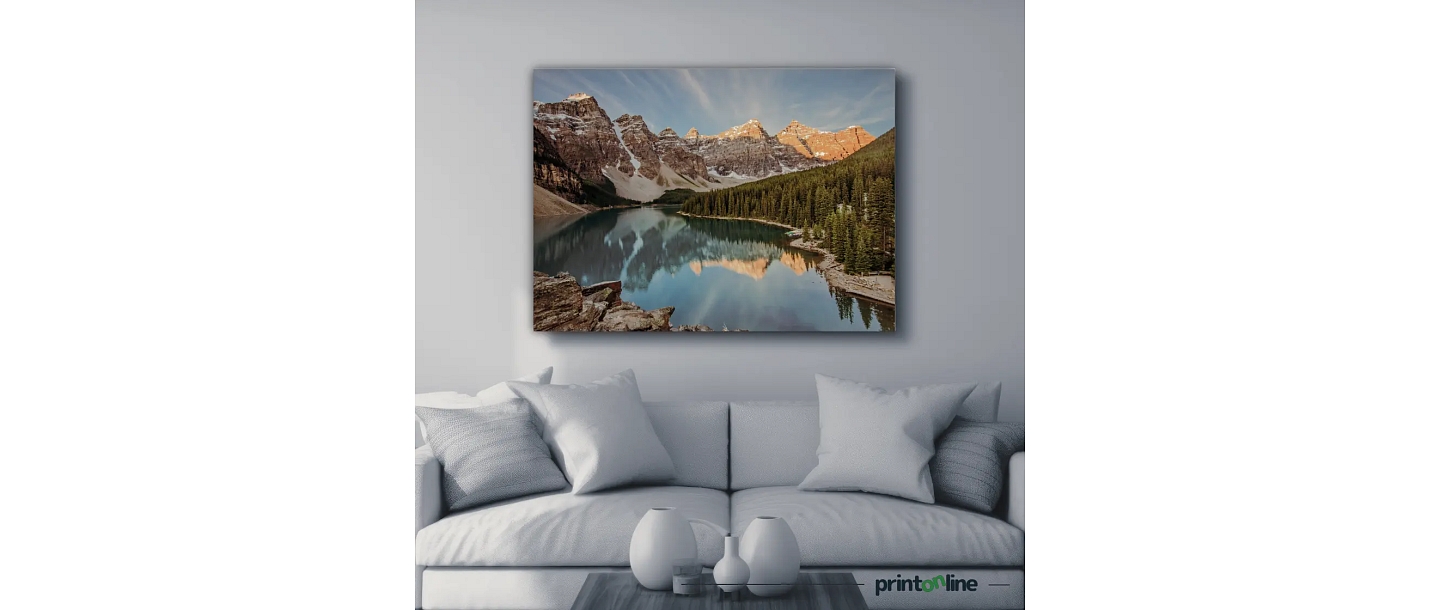 The beauty of nature on PrintOnline.lv fabric canvas