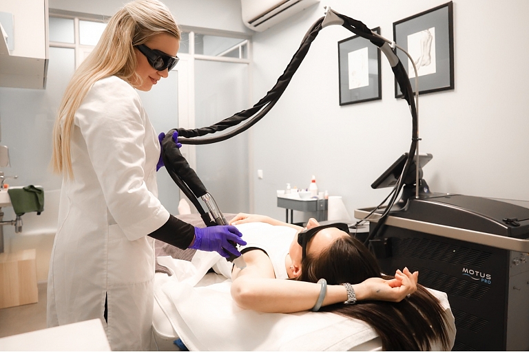 Laser epilation