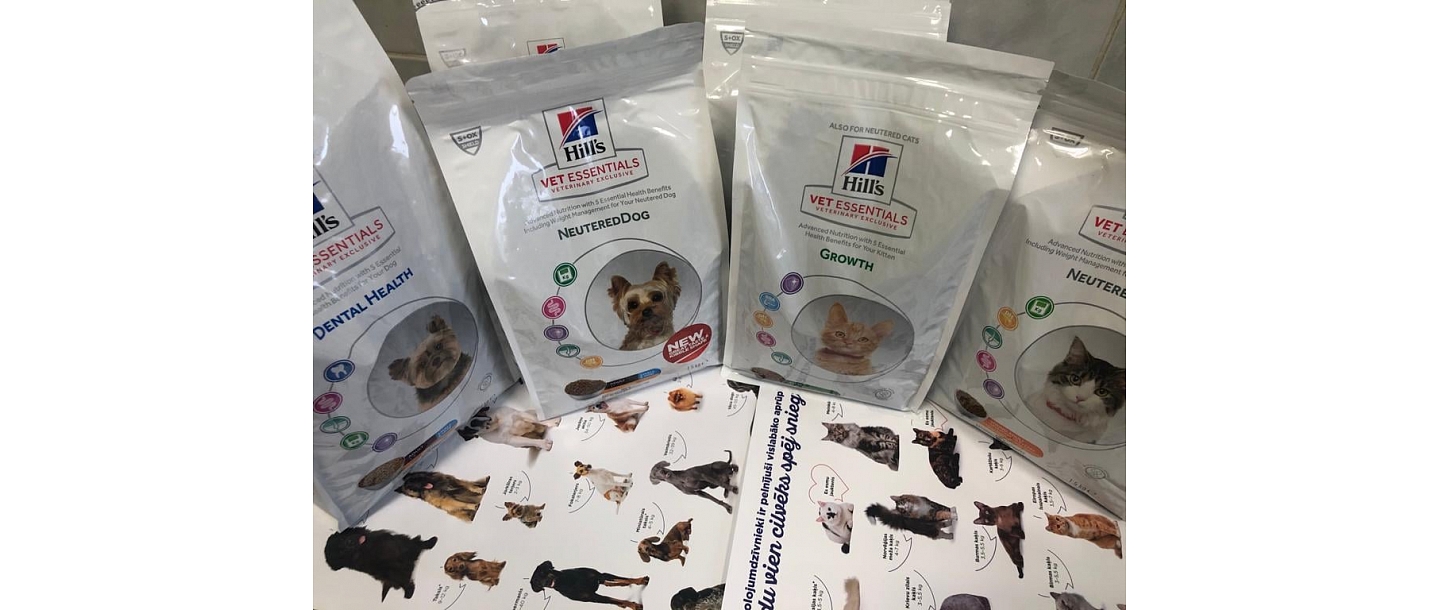 Veterinary food and recommendations for a healthy diet