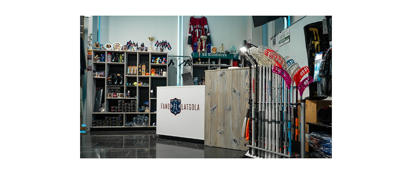 Sporting goods and souvenirs