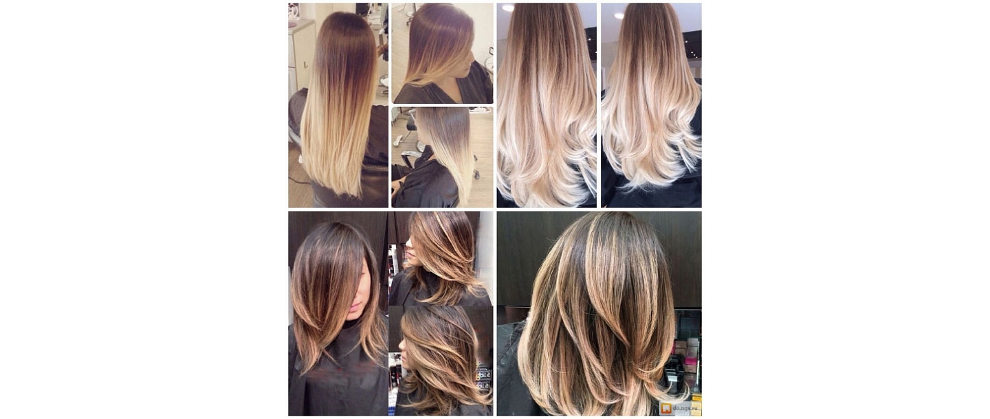 The popular AirTouch hair bleaching technique