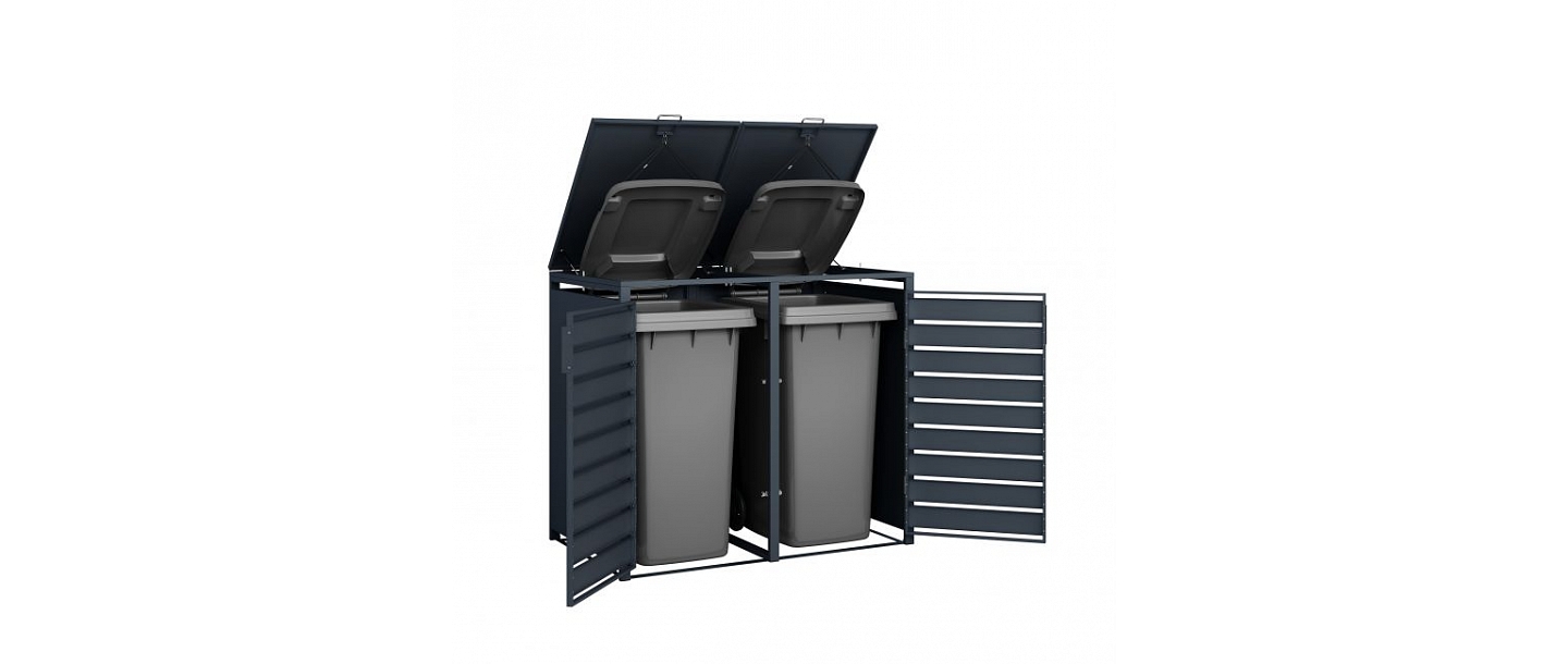 Waste container stands