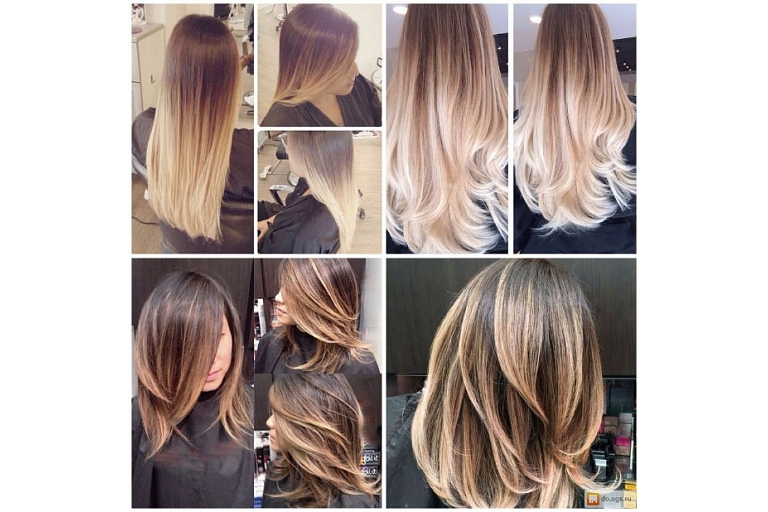 The popular AirTouch hair bleaching technique