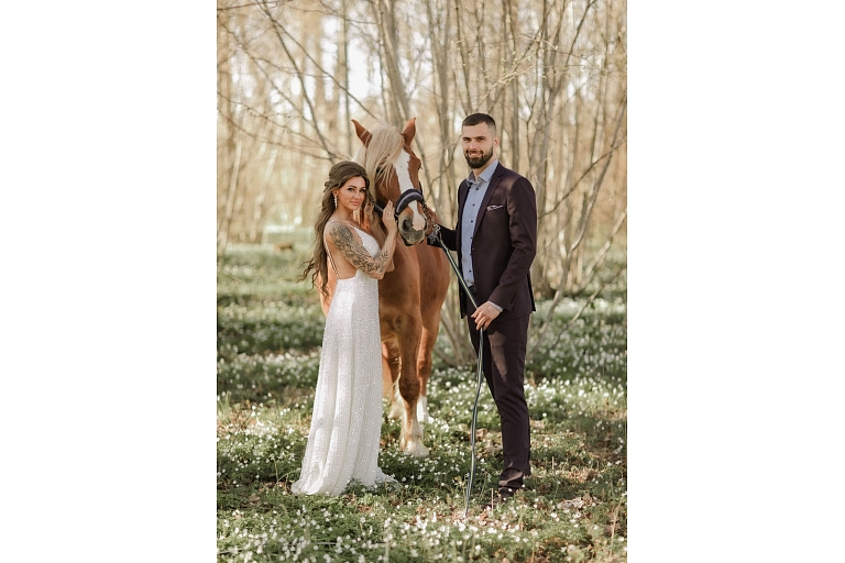 Fotosesija ar zirgiem