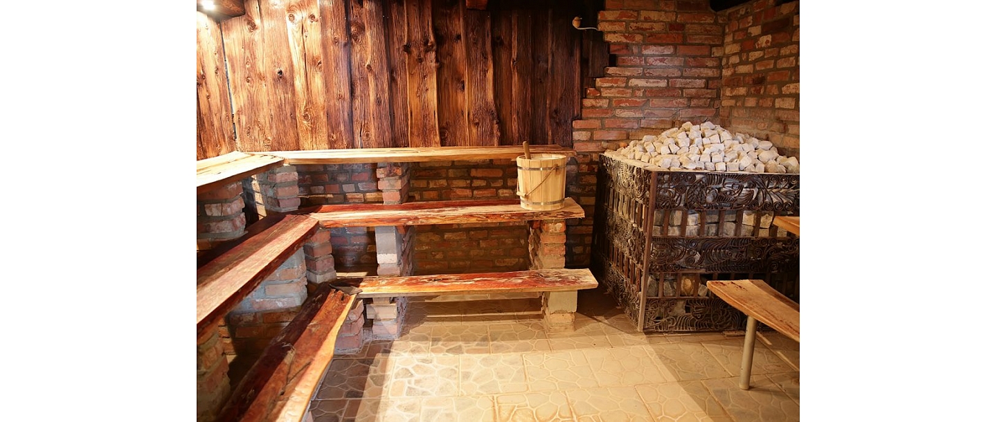 Steam room and Finnish sauna