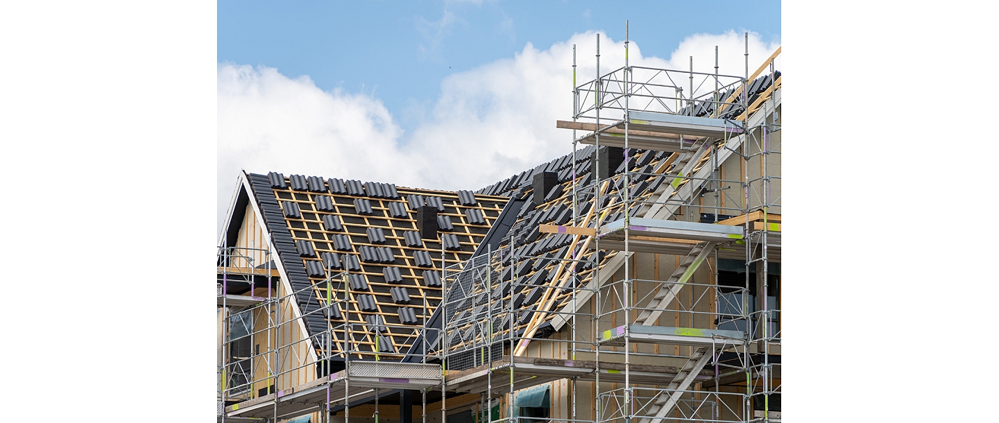 Work process at the construction site