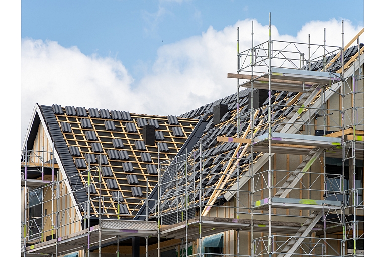 Work process at the construction site