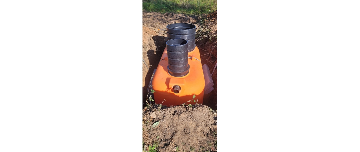 Installation of water supply and sewage system