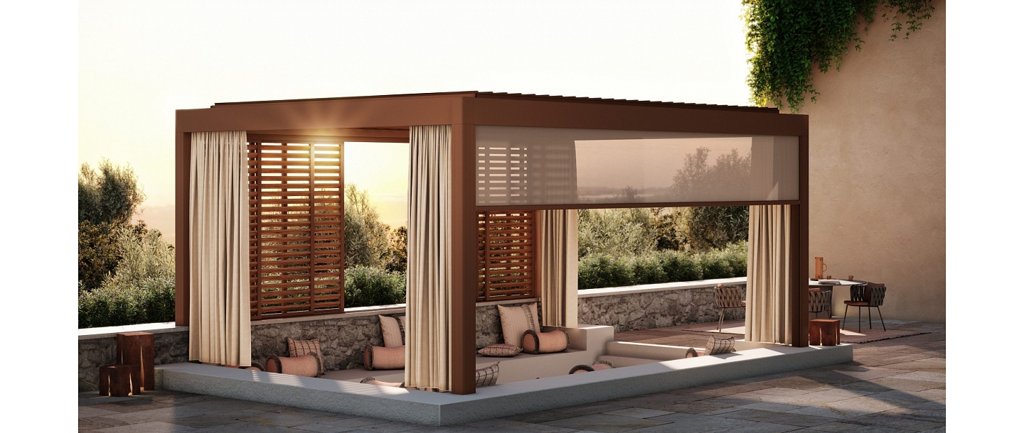 Bioclimatic pergolas