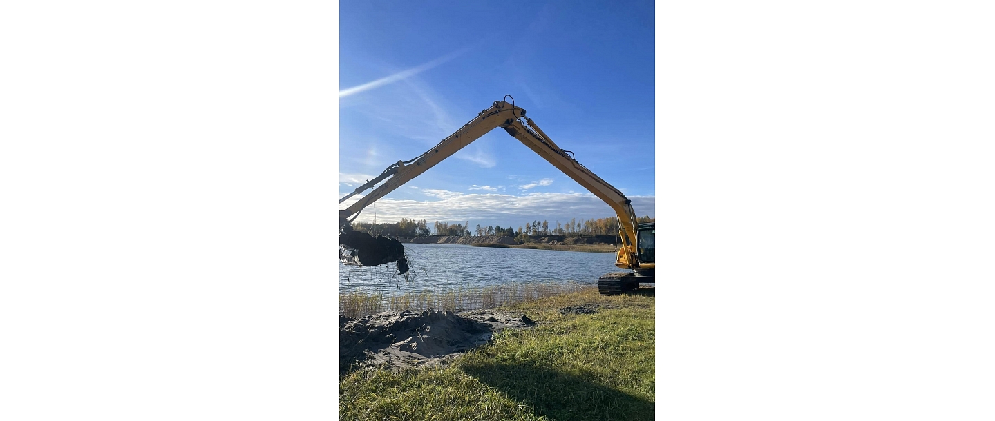 Cleaning an overgrown pond