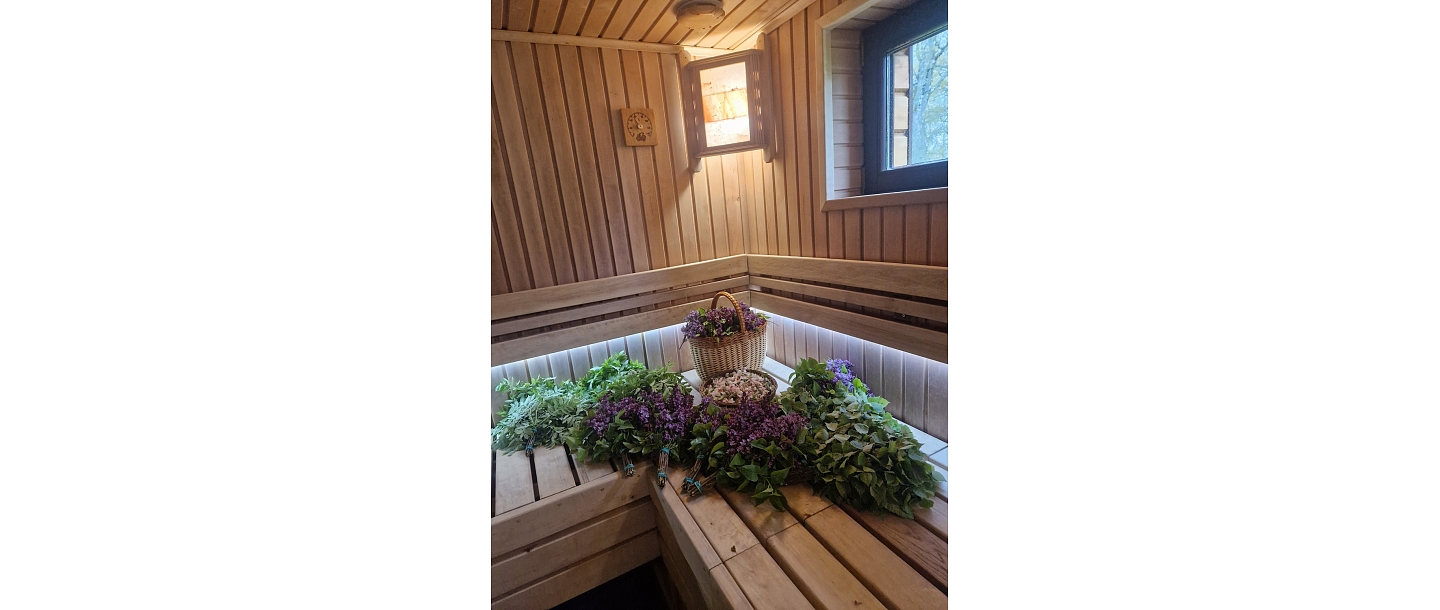 Relaxing sauna