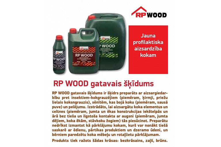RP WOOD gatavais šķīdums
