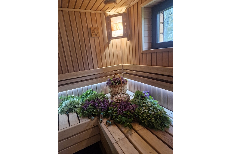 Relaxing sauna