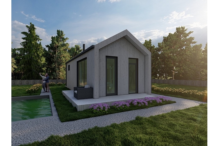 wooden frame houses