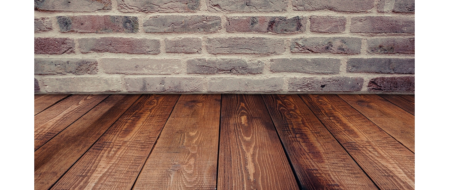 Wooden floorboards