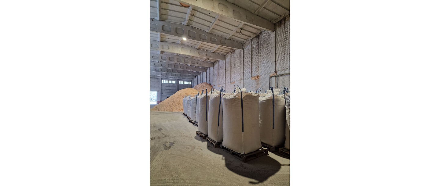 High-quality wood pellets