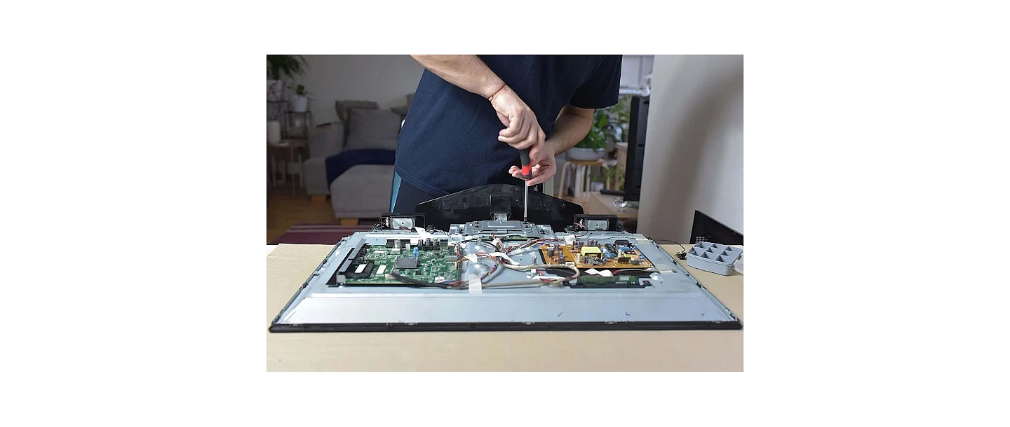 TV internal repair and maintenance.