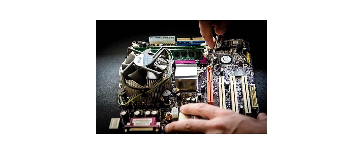 Computer board repair and maintenance.