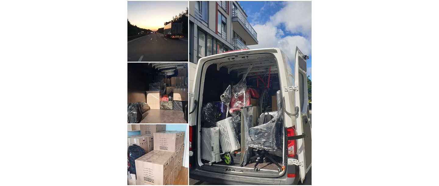 Furniture transportation by bus