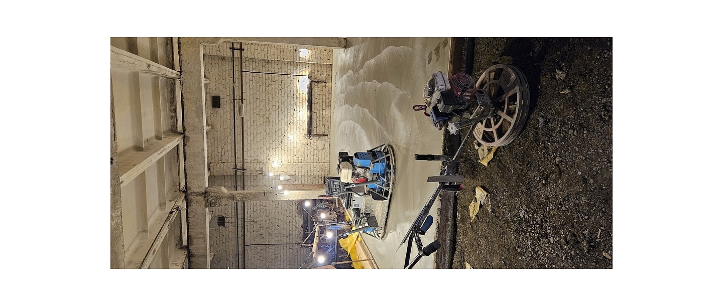 Casting of concrete floors