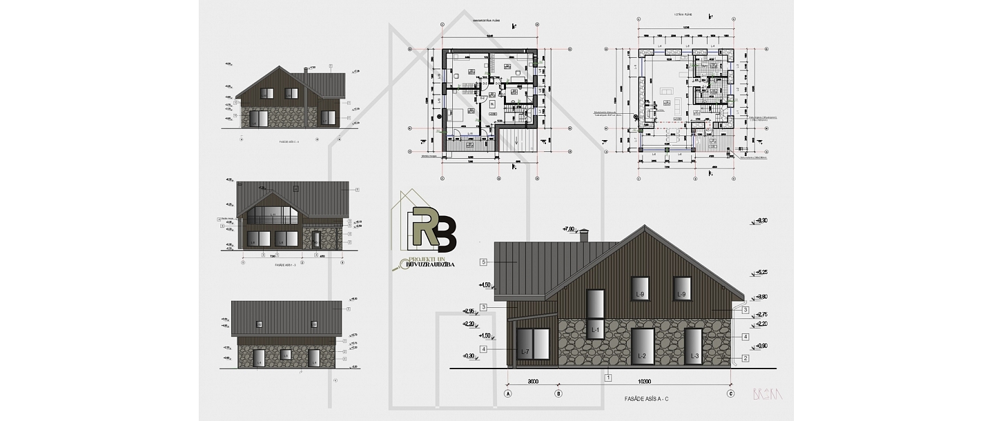 privātmāju projekti