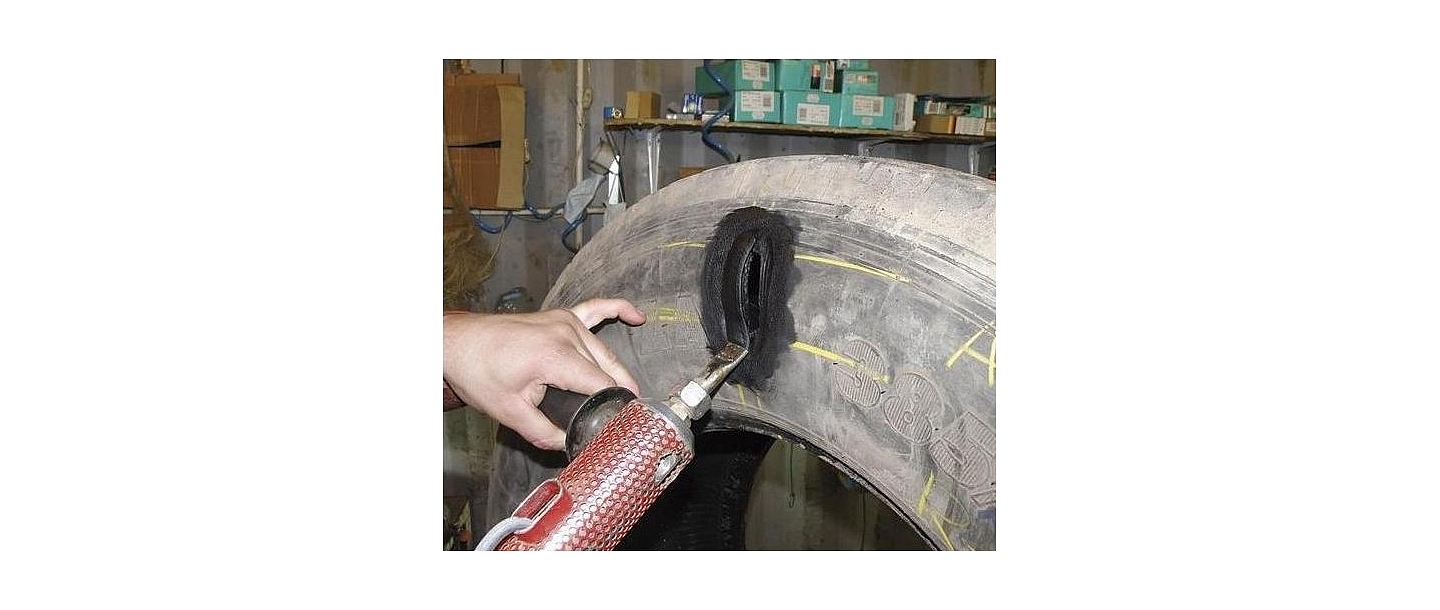 Tire sidewall repair