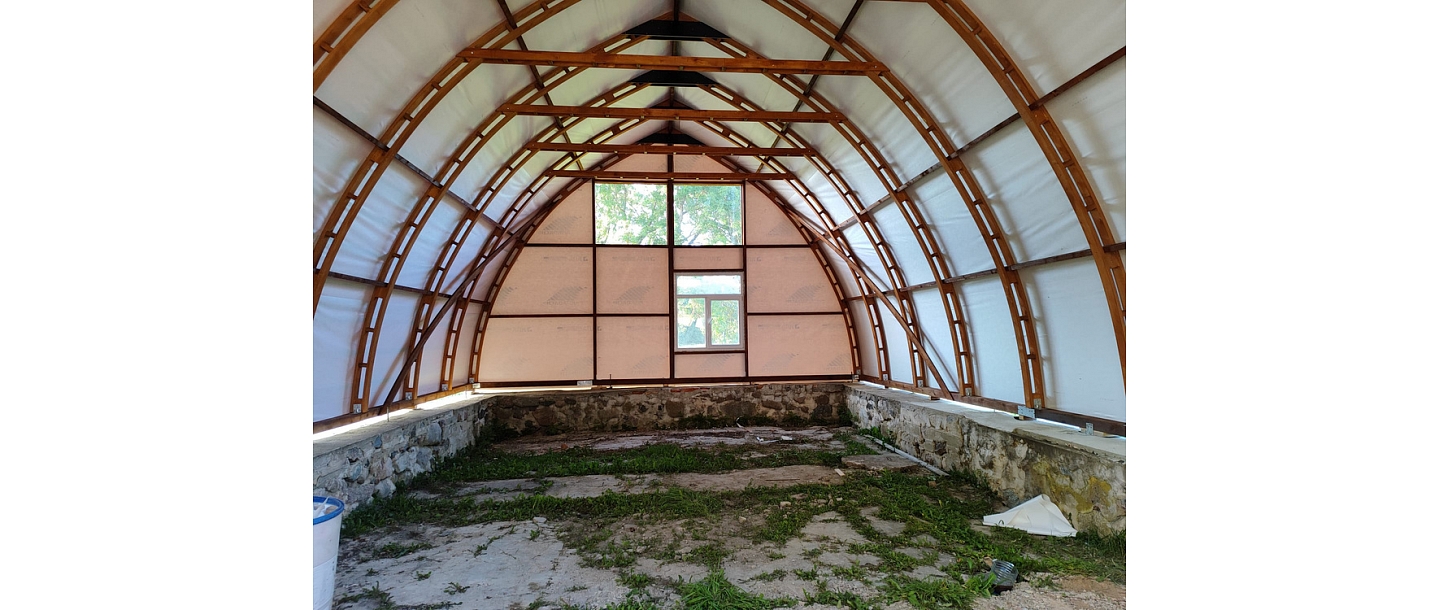 wood frame hangars