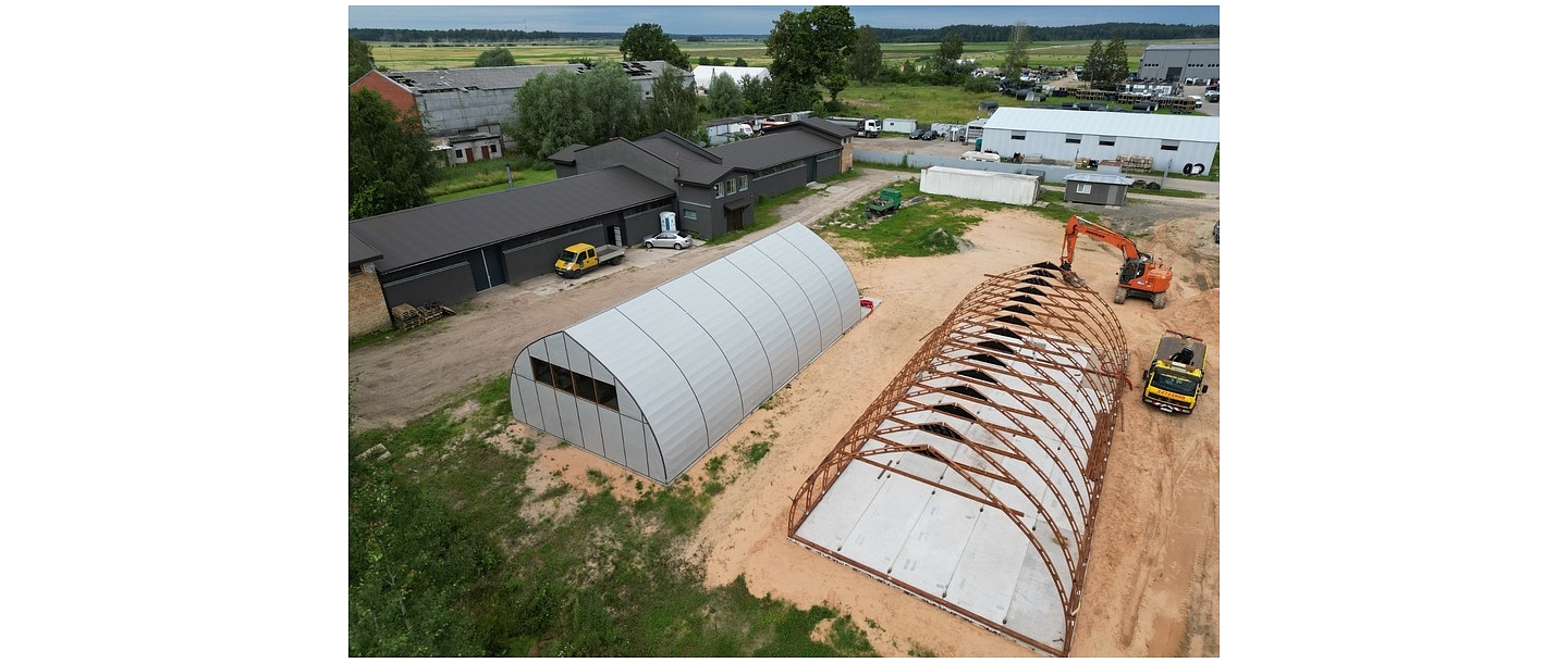 Skulte hangars