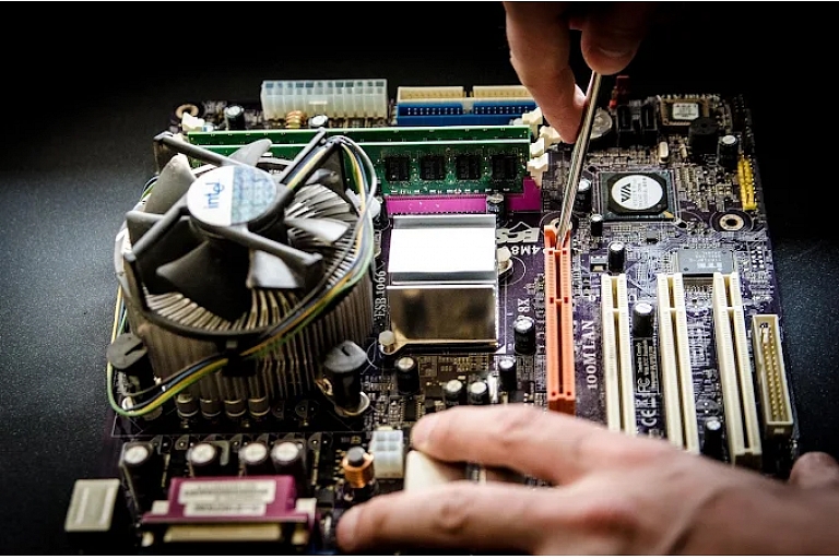 Computer board repair and maintenance.