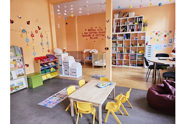Cozy playroom for preschool children.