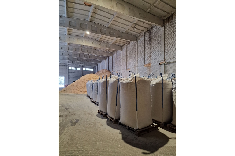 High-quality wood pellets