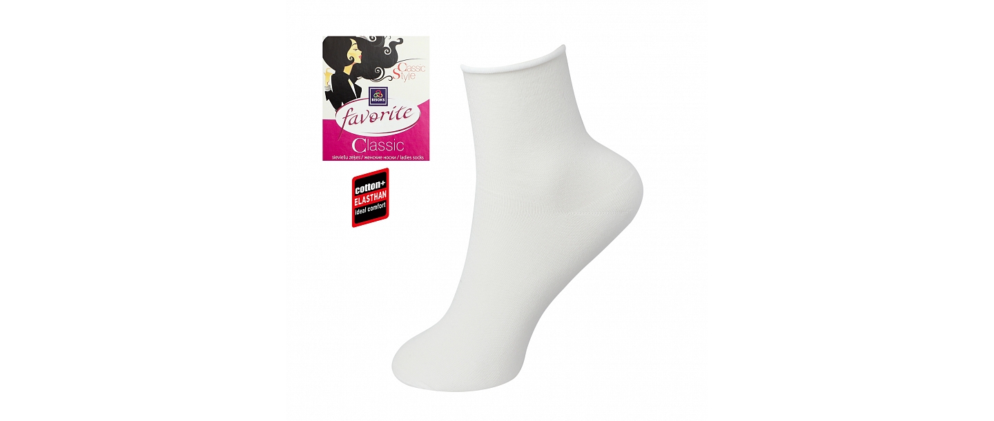 Sērijas FAVORITE CLASSIC sieviešu zeķes. Izgatavotas no augstās kvalitātes dzijas dažādos dizainu un krāsu variantos. Elegantas, ērtas un praktiskas.