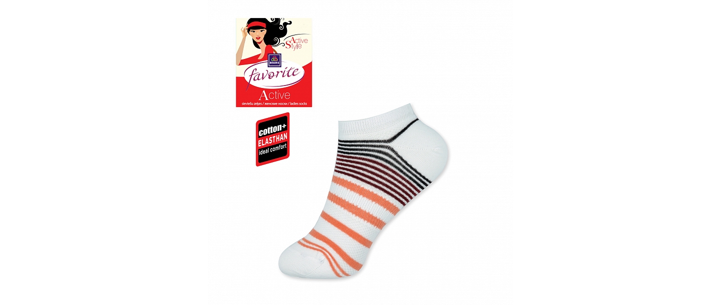 FAVORITE ACTIVE women&amp;#39;s socks. Sock collection, in line with modern fashion trends.