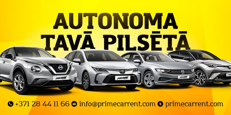 Short-term and long-term car rental in Latvia, Lithuania, In Estonia