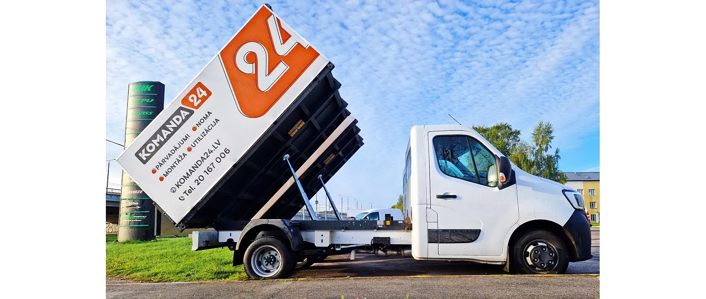 Van rental is also available: dump truck rental, minivans for rent