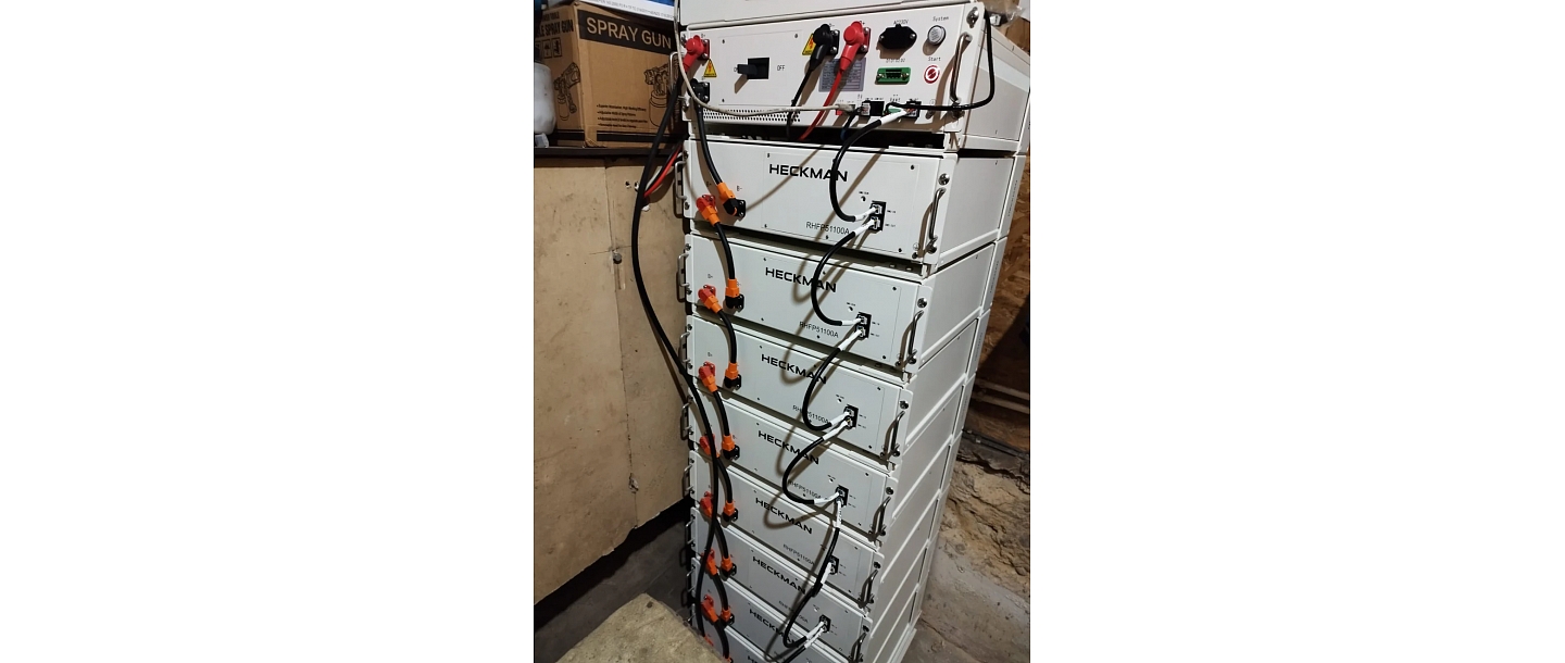 Enerģijas uzkrāšanas bateriju sistēmas uzstādīšana