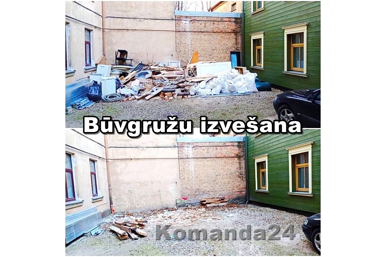 Būvgružu izvešana