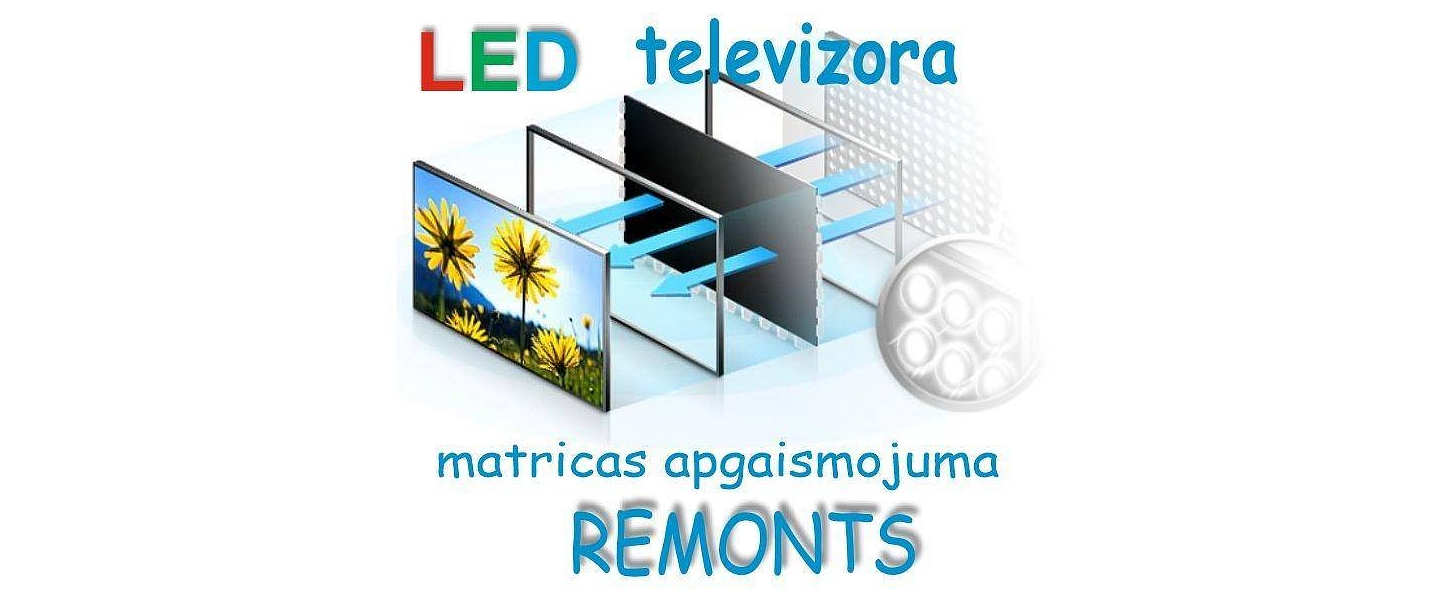 LED televizoru remonts